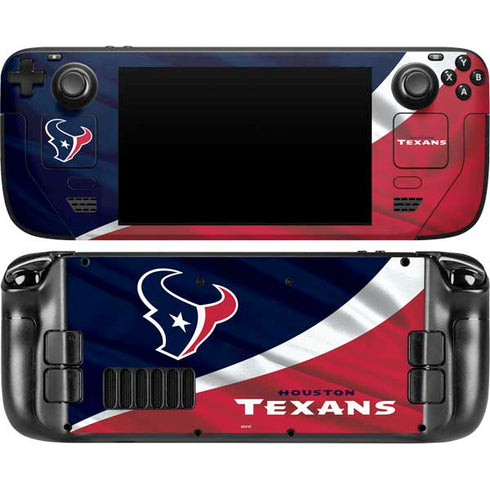 NFL Houston Texans Steam Deck Handheld Gaming Computer Skin